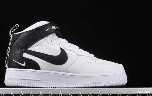  White Air Black Mid 1 Force 804609-103 Utility 0526